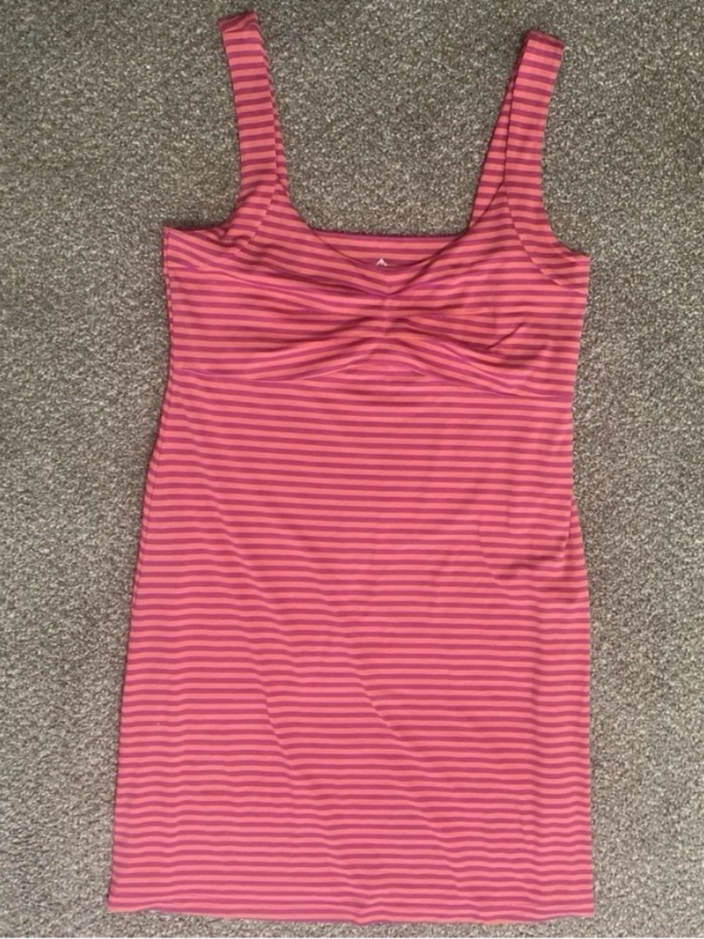 Striped Pink Tank Sun Dress - Women